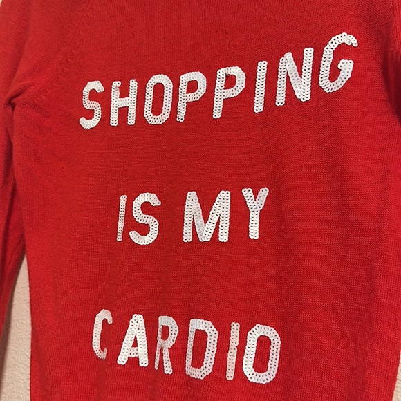 WildFox White Label Shopping is my Cardio Sweater - Picture 3 of 4